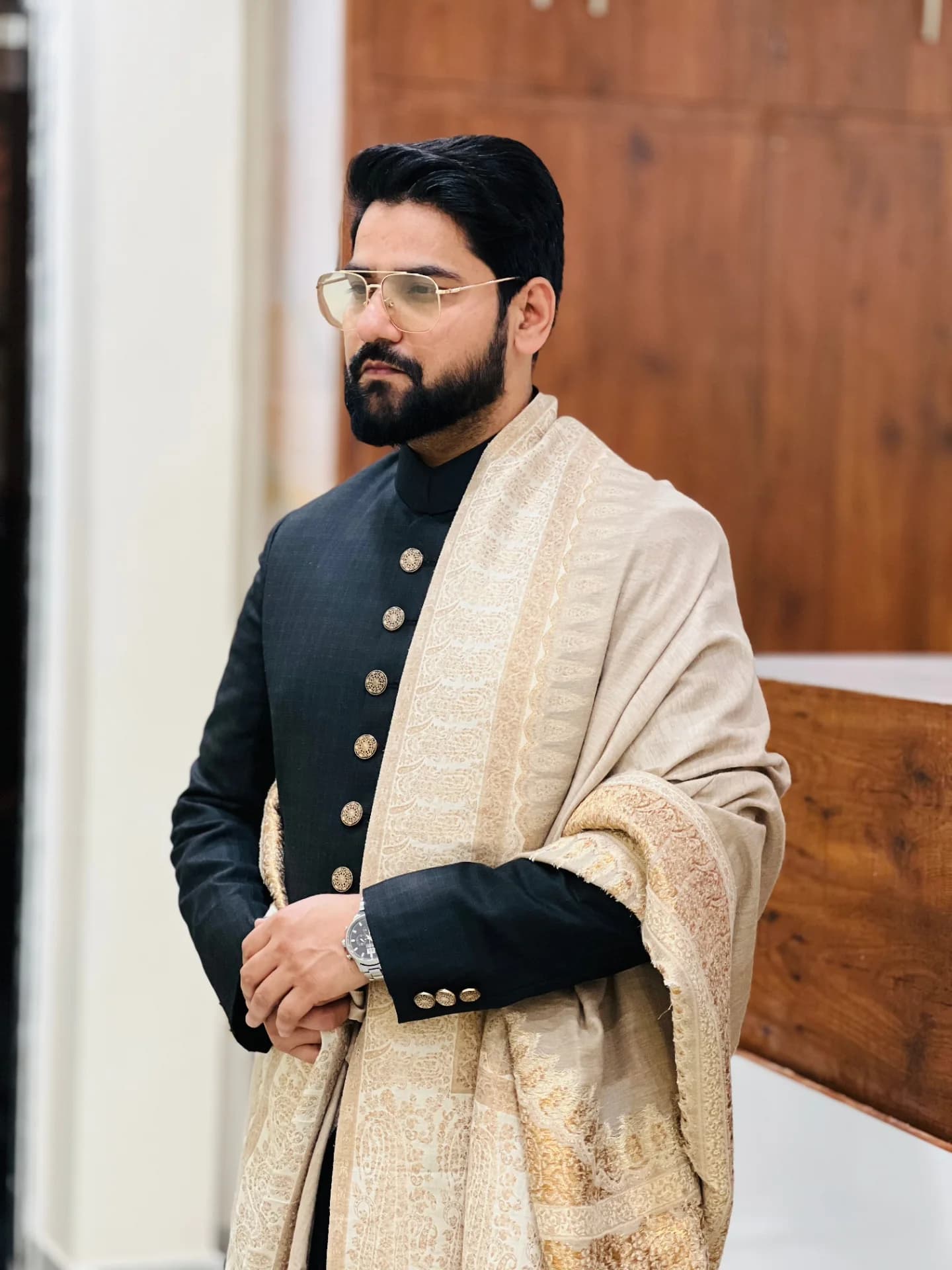 Faizan Ilahi, Sufi singer, during a live performance.